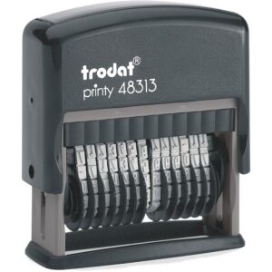 Trodat 48313 Printy Self-Inking Dater/Numberer