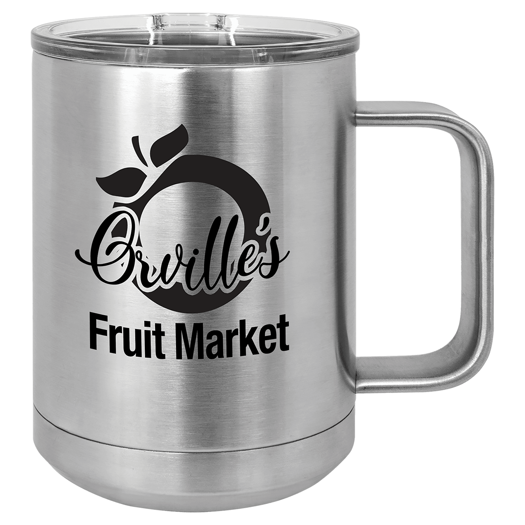 15 oz. Engraved Vacuum Insulated Mug with Slider Lid