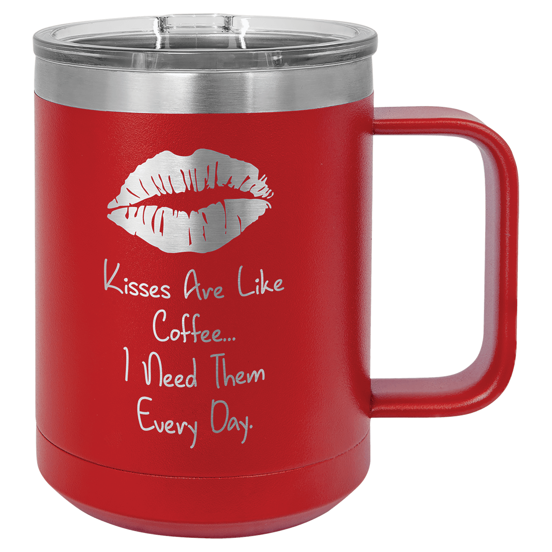 15 oz. Engraved Vacuum Insulated Mug with Slider Lid - Image 3