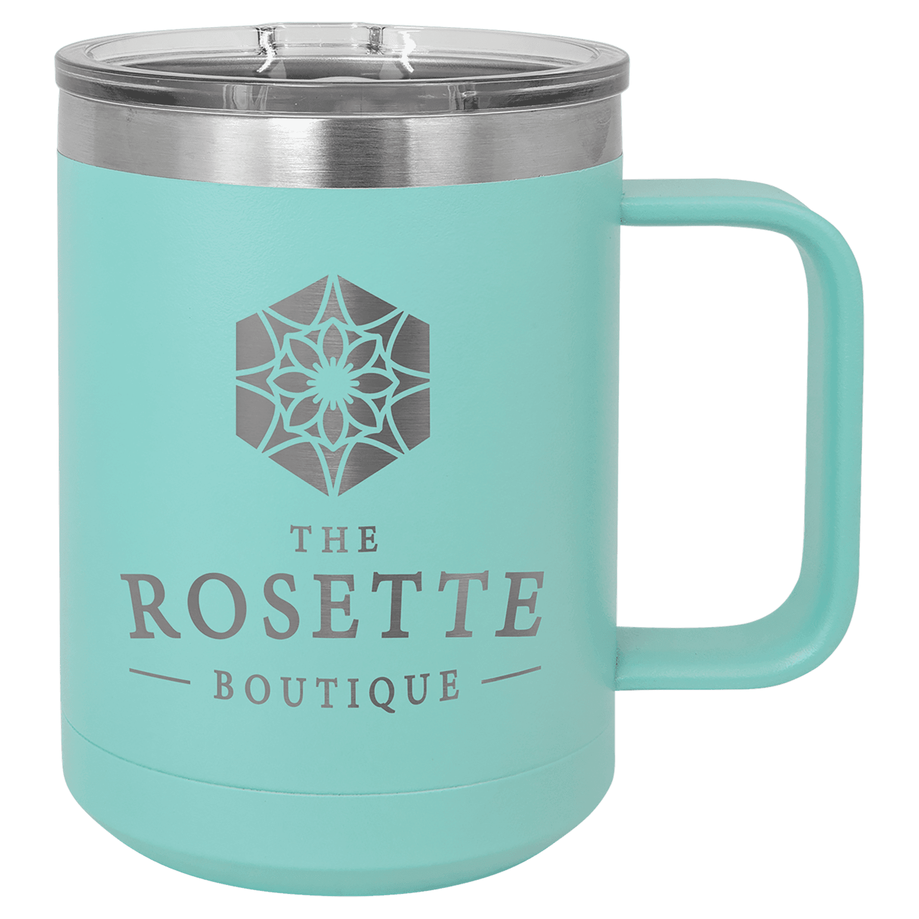15 oz. Engraved Vacuum Insulated Mug with Slider Lid - Image 6