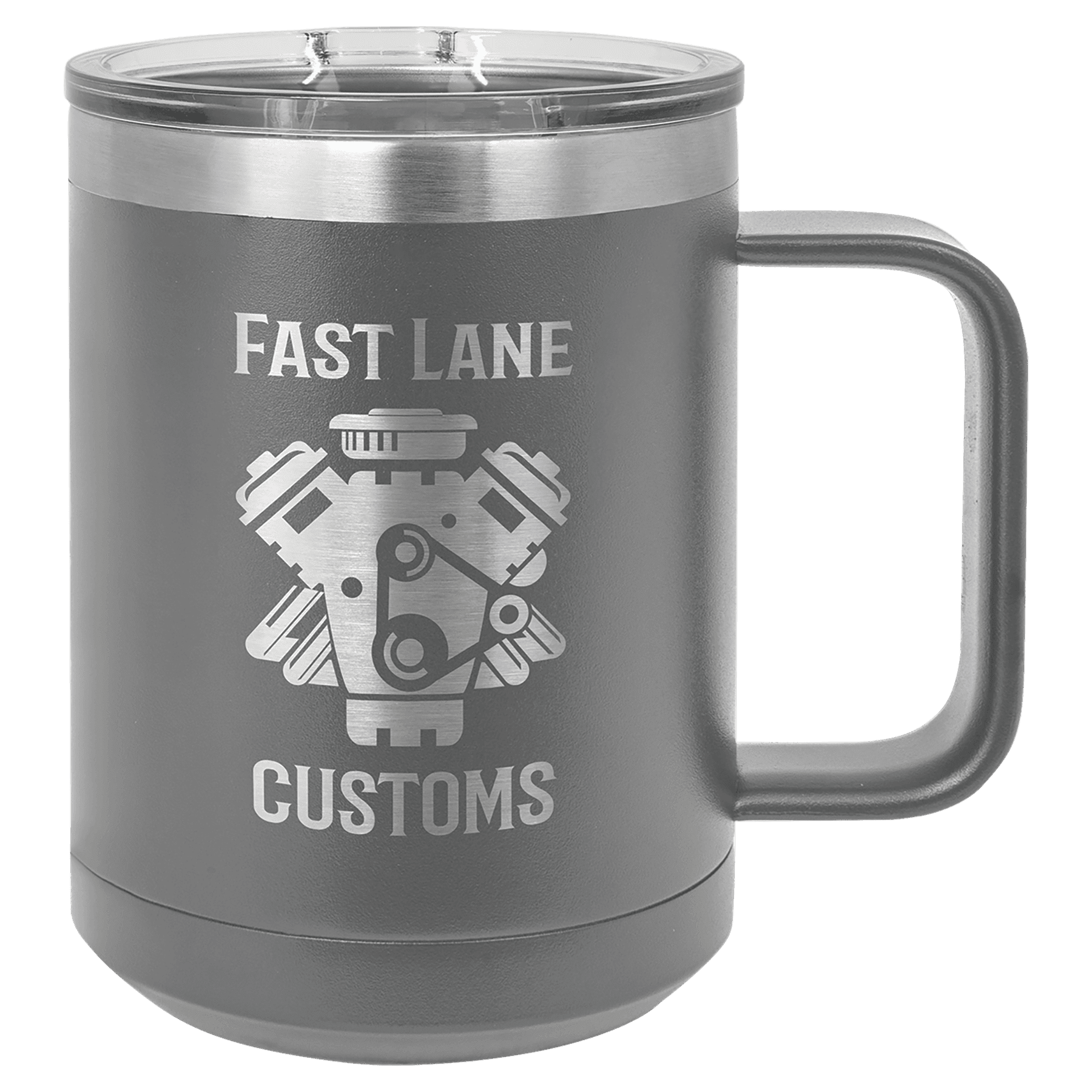 15 oz. Engraved Vacuum Insulated Mug with Slider Lid - Image 10