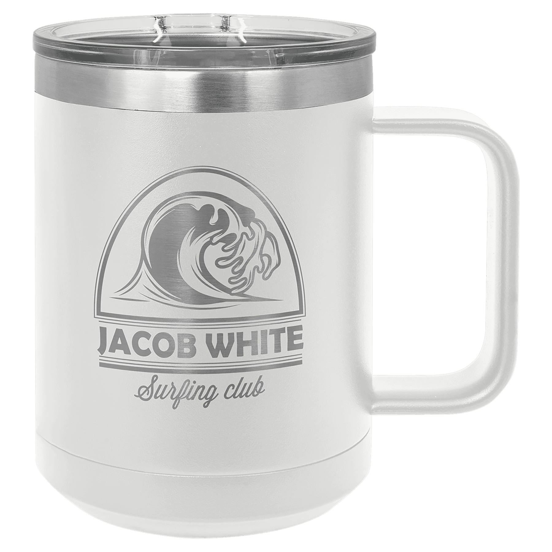 15 oz. Engraved Vacuum Insulated Mug with Slider Lid - Image 14
