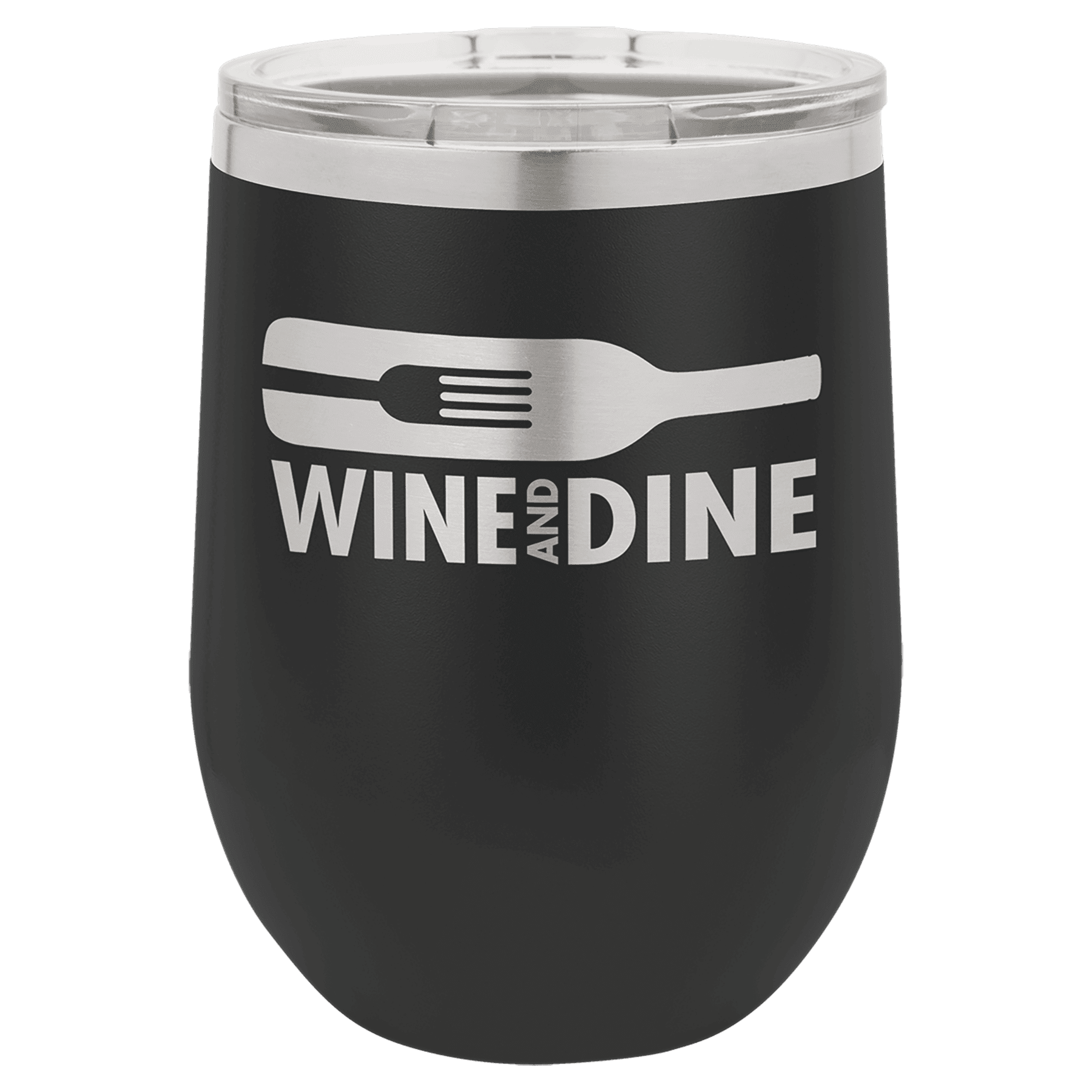 12 oz. Vacuum Insulated Stemless Wine Tumbler with Lid - Image 2