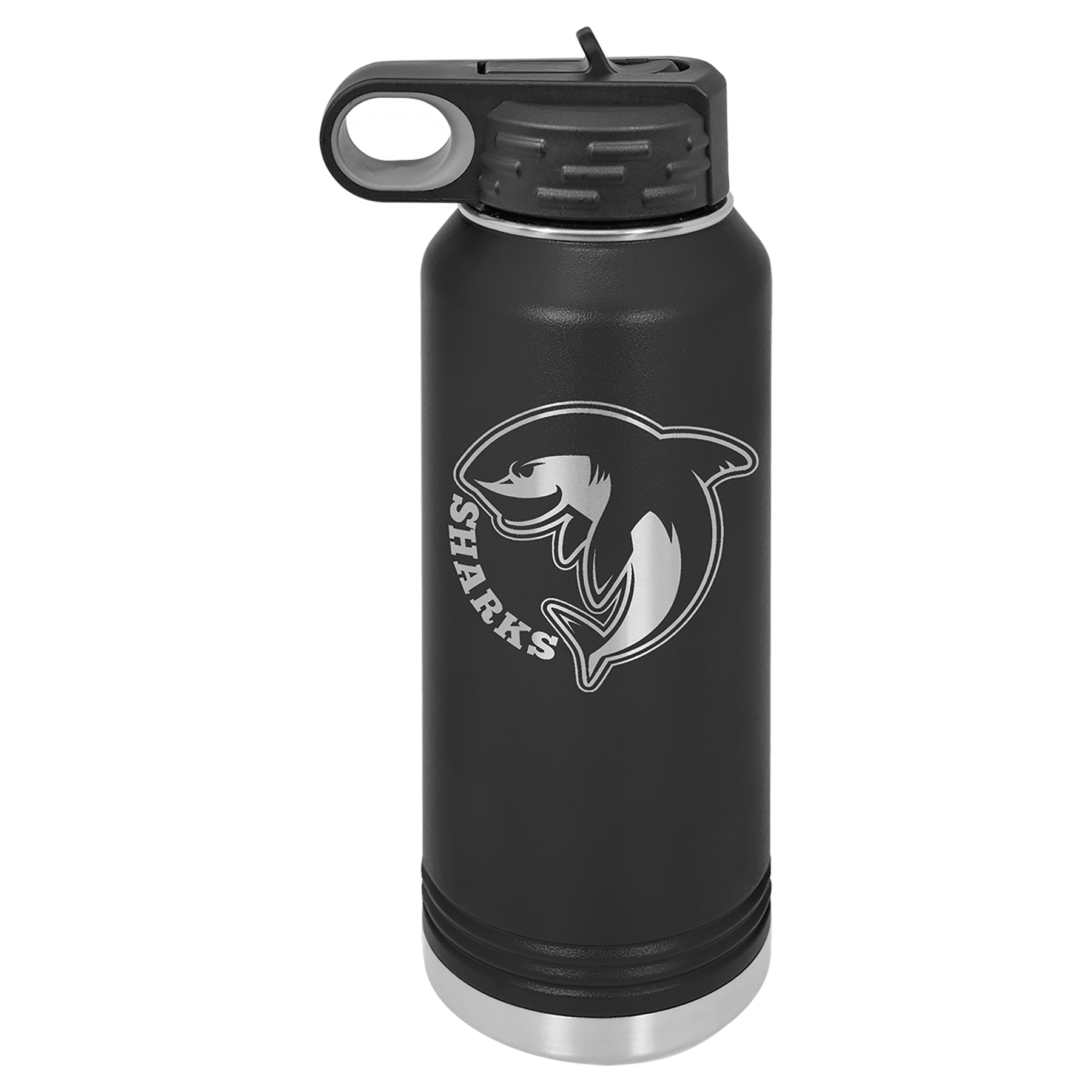 32 oz. Vacuum Insulated Water Bottle with Flip-Top Lid - Image 2