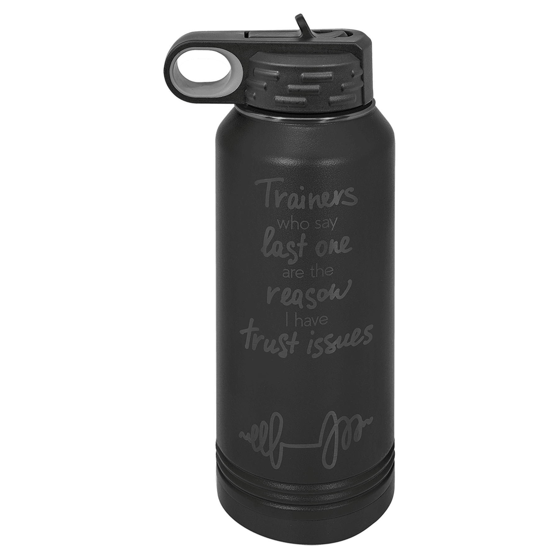 32 oz. Vacuum Insulated Water Bottle with Flip-Top Lid - Image 23